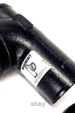 Geberit 367.072.18.1 90 Degree Cast Iron 90mm In 3 Out