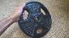 Gold S Gym Cast Iron Weight Plate 25 Pounds Review And Close Up Look 2 Inch Barbell Weights