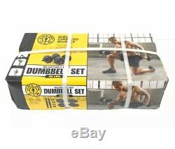 Golds Gym 40 lb Adjustable Cast Dumbbell weight set! Brand New