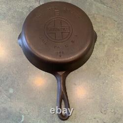 Griswold Cast Iron Skillet #6, Large Block Logo, EPU, 699 B Level Lye Cleaned