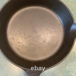 Griswold Cast Iron Skillet #6, Large Block Logo, EPU, 699 B Level Lye Cleaned