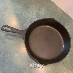 Griswold Cast Iron Skillet #6, Large Block Logo, EPU, 699 B Level Lye Cleaned