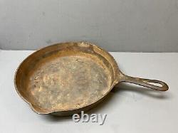 Griswold Cast Iron Skillet 9, 710 As Is 1924-1940, Total Length 16 ML