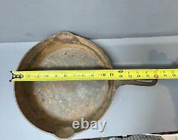 Griswold Cast Iron Skillet 9, 710 As Is 1924-1940, Total Length 16 ML