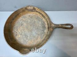 Griswold Cast Iron Skillet 9, 710 As Is 1924-1940, Total Length 16 ML