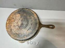 Griswold Cast Iron Skillet 9, 710 As Is 1924-1940, Total Length 16 ML