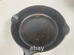 Griswold Cast Iron Skillet, No. 5, Large Block Logo, 724