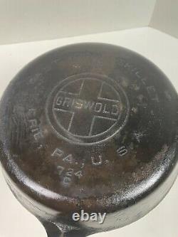 Griswold Cast Iron Skillet, No. 5, Large Block Logo, 724