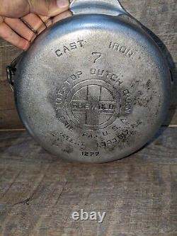 Griswold Erie PA Cast Iron Tite-top #7 1277 Dutch Oven With1287