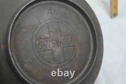 Griswold pot kettle # 4 kettle Yankee/Bowl 11in 782A cast iron early original