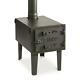 Guide Gear Outdoor Wood Cast Iron Stove Camping With Adjustable Vent