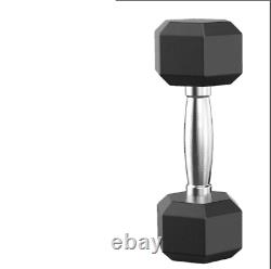 HOME GYM Weight 10,20,30,50,80,100LBS Hex Dumbbel Fitness CAP Weight Loss Fit