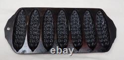 HTF Vintage Griswold No 2700 (#632) Cast Iron Wheat & Corn Stick Pan