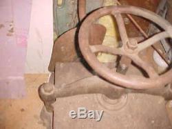 HUGE OLD CAST IRON BOOK PRESS PRINTER TOOL PLATE 18 X 22 1/2 + or 250 LBS