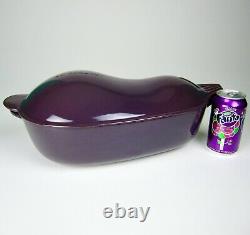 HUGE RARE 5 Quart LE CREUSET Purple Eggplant Cast Iron Vegetable Dutch Oven 14LB