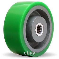 Hamilton Duralast 5 Polyurethane on Cast Iron Wheel 1050 lbs Capacity, 2 Wid
