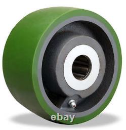 Hamilton Duralast Polyurethane on Cast Iron Wheel 5 Dia x 2.5 Wide, 1300 lbs