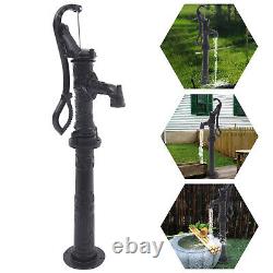 Hand Pump Cast Iron Well Water Pitcher Press Suction Yard Ponds Garden Kit Home