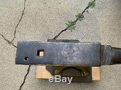 Hay Budden Blacksmith Anvil 350 lbs With Unique Cast Iron Anvil Stand