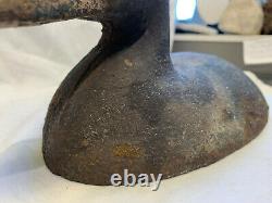 Heavy Cast Iron Vtg Sink Box Duck Decoy Statue Art Doorstop Mallard 21 + Lbs