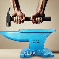 Heavy-Duty 24 lbs Cast Iron Anvil Ideal for Blacksmithing & Jewelry Making