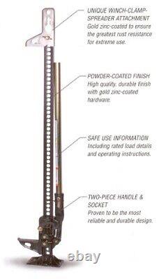 Hi-Lift X-Treme Cast Iron Jack 48 XT-485 For Up To 5000lbs