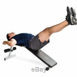 Home Gym Exercise Set FID Bench 150 lb Iron Hex 10 Dumbbell Set Storage Rack