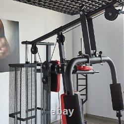 Home Gym System Multiple Purpose Workout Station with 380 lbs of Resistance