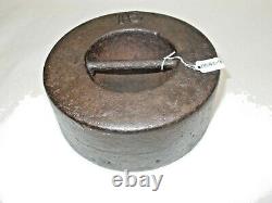 Horse Weight, Vintage Nice Cast Iron 15 lb. Horse Weight / Tether