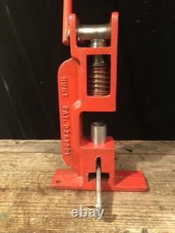 Hunt Mechanical Cast Iron Black Walnut Nutcracker Patent D267301 Made In USA Hunt Mechanical Cast Iron Black Walnut Nutcracker Patent D267301 Made In USA