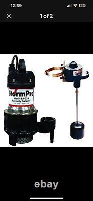 ION 1/3 HP Cast Iron Stainless Steel Sump Pump with Adjustable Vertical Float H