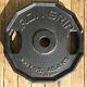 Iron Grip 100lbs Metal Olympic Weight Plate Single 2 Hole Free Shipping