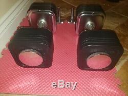Ironmaster quick-lock dumbbells 180lbs excellent condition