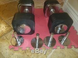 Ironmaster quick-lock dumbbells 180lbs excellent condition