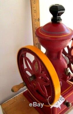 JOHN WRIGHT INCCast Iron Double-Wheel Coffee Mill, 14.5 x 12/13 LB, Old Style