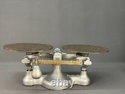 Jacobs Bros Detecto Cast Iron Balance Scale No 2 Made New York with 10 Lbs Weight