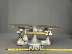 Jacobs Bros Detecto Cast Iron Balance Scale No 2 Made New York with 10 Lbs Weight
