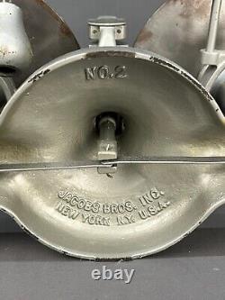 Jacobs Bros Detecto Cast Iron Balance Scale No 2 Made New York with 10 Lbs Weight