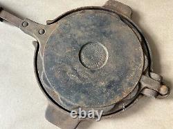 Jotul NR 6 Norway Wafer Pizzell Cast Iron Waffle Maker Iron with Ring Base