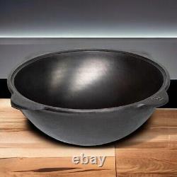 Kazan 8 Liters Cast Iron Cauldron Kazan Chugun Uzbek Pilaf Plov
