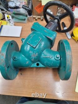 Keckley Triple Duty Balanced Valve, 2-1/2, 125 lb Flanged, Cast Iron, Unused