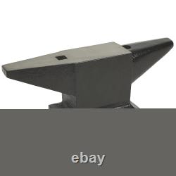 Klutch Cast Iron Anvil, 60-Lb, 11.81in. L x 3.54in. W Face x 6.5in. L Horn