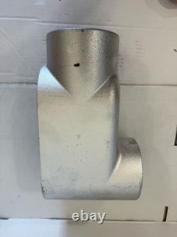 LB8G7 TOPAZ MALLEABLE IRON CONDUIT BODY 3 INCH HUBS TYPE LB FORM 7 Cast Gray