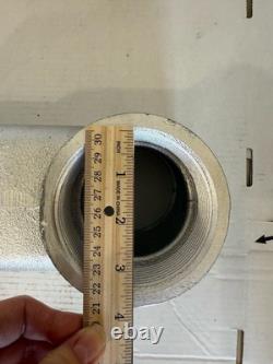 LB8G7 TOPAZ MALLEABLE IRON CONDUIT BODY 3 INCH HUBS TYPE LB FORM 7 Cast Gray