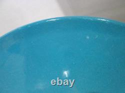 LE CREUSET ENAMELED CAST IRON TURQUOISE SOUP POT MARMITE WithLID #22 3.5QT CLEAN