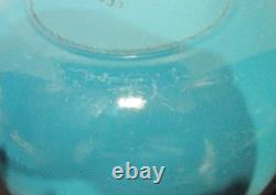 LE CREUSET ENAMELED CAST IRON TURQUOISE SOUP POT MARMITE WithLID #22 3.5QT CLEAN