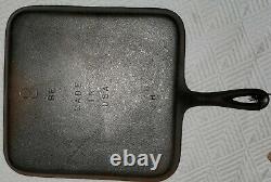 LODGE Bacon and Egg Cast Iron Skillet UNUSED withTAG VINTAGE Divided Camp Griddle