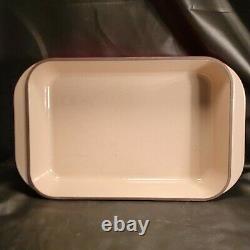 Le Creuset #30 Red Enamel Cast Iron Baking Roasting Casserole Lasagna Pan Dish