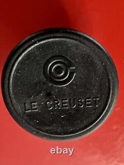 Le Creuset 32 Brasier Pan &Lid, Enamel Cast Iron, Red, 4 Qt. Shallow, See Photos