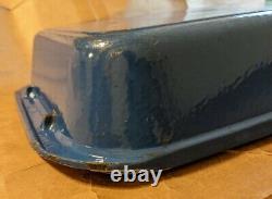 Le Creuset #40 Roaster Blue Lasagna Pan Enamel Cast Iron Baking Casserole Dish